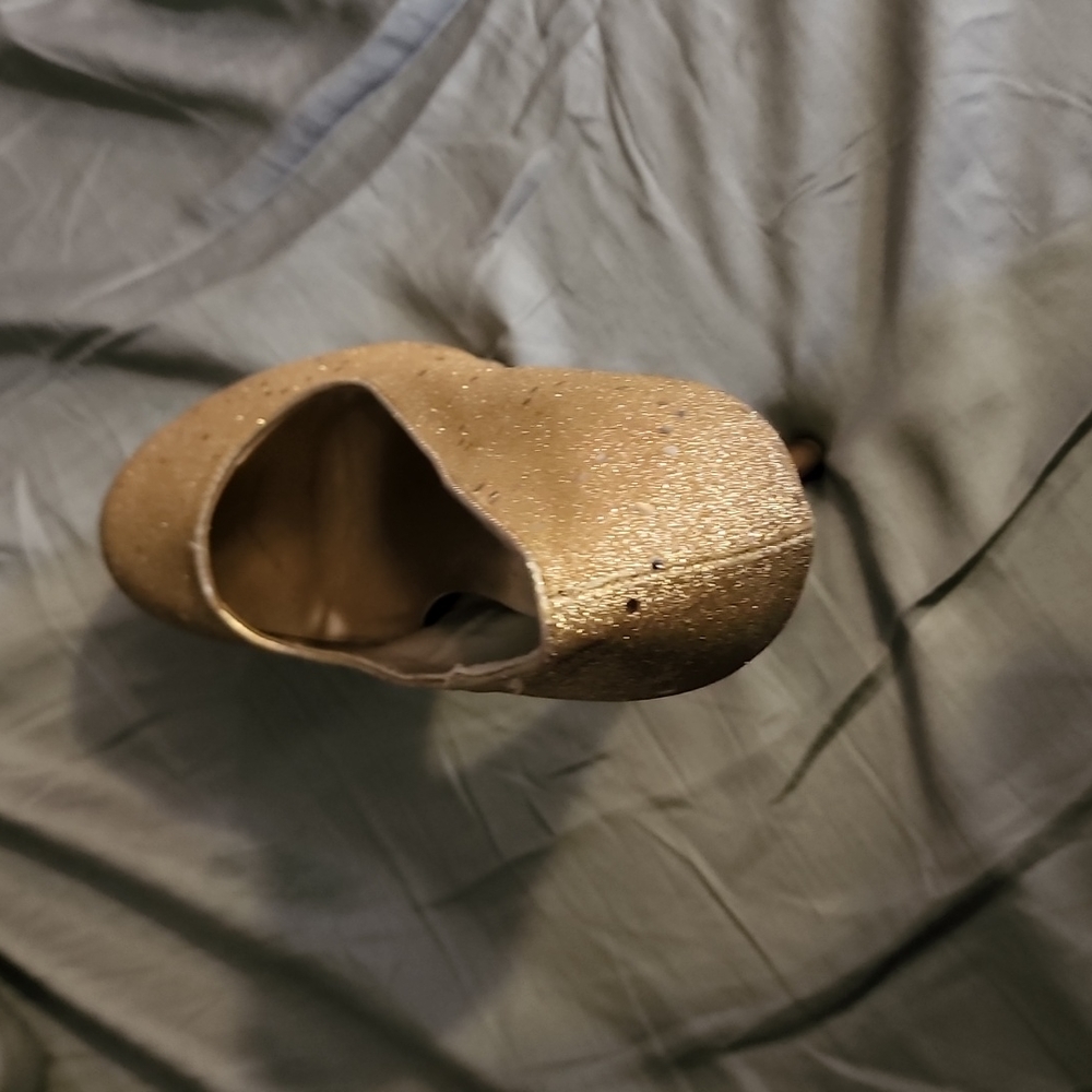 Gold Sparkle heels - Picture 3 of 4